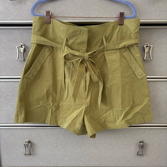 Flying Tomato High-Waisted Utility Belted Shorts – Olive Green – Size XL - Picture 1 of 6